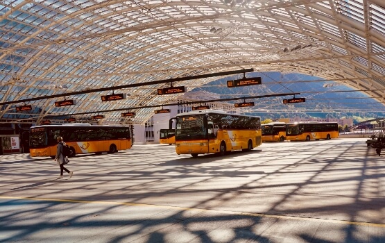 Bus station